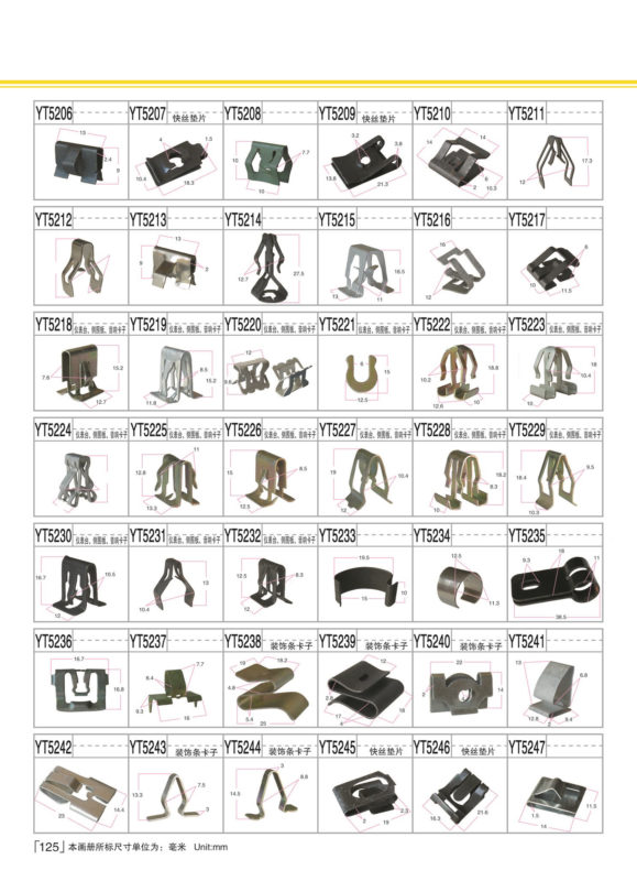 Spring Clips Fasteners
